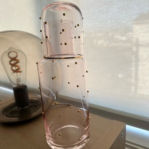 Glass water pitcher